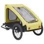 Remolque de bicicleta para mascotas amarillo y negro de , Cochecitos para mascotas - Ref: Foro24-92596, Precio: 126,46 €, Des...