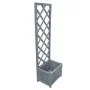 Jardinera enrejada madera maciza de abeto 40x30x135 cm by , Pots and planters - Ref: Foro24-310037, Price: 59,00 €, Discount: %