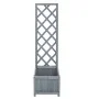 Jardinera enrejada madera maciza de abeto 40x30x135 cm by , Pots and planters - Ref: Foro24-310037, Price: 59,00 €, Discount: %