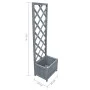 Jardinera enrejada madera maciza de abeto 40x30x135 cm by , Pots and planters - Ref: Foro24-310037, Price: 59,00 €, Discount: %