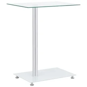 U-shaped side table transparent tempered glass 45x30x58 cm by vidaXL, Side tables - Ref: Foro24-249535, Price: 32,74 €, Disco...