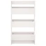 Wand-Pflanzgefäß 3 Ebenen aus weißem Kiefernholz 60x18,5x110 cm von , Töpfe und Pflanzgefäße - Ref: Foro24-825115, Preis: 83,...