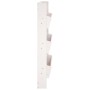 Wand-Pflanzgefäß 3 Ebenen aus weißem Kiefernholz 60x18,5x110 cm von , Töpfe und Pflanzgefäße - Ref: Foro24-825115, Preis: 87,...