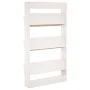Wand-Pflanzgefäß 3 Ebenen aus weißem Kiefernholz 60x18,5x110 cm von , Töpfe und Pflanzgefäße - Ref: Foro24-825115, Preis: 83,...