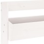 Wand-Pflanzgefäß 3 Ebenen aus weißem Kiefernholz 60x18,5x110 cm von , Töpfe und Pflanzgefäße - Ref: Foro24-825115, Preis: 87,...