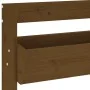 Wand-Pflanzgefäß aus Kiefernholz in Honigbraun, 3 Ebenen, 60x18,5x110cm. von , Töpfe und Pflanzgefäße - Ref: Foro24-825117, P...