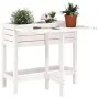 Jardinera con tapa plegable madera maciza de pino blanca by , Pots and planters - Ref: Foro24-825122, Price: 97,10 €, Discoun...