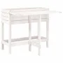 Jardinera con tapa plegable madera maciza de pino blanca by , Pots and planters - Ref: Foro24-825122, Price: 97,10 €, Discoun...
