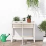 Jardinera con tapa plegable madera maciza de pino blanca by , Pots and planters - Ref: Foro24-825122, Price: 97,10 €, Discoun...