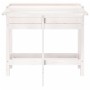 Jardinera con tapa plegable madera maciza de pino blanca de , Maceteros y jardineras - Ref: Foro24-825122, Precio: 98,13 €, D...
