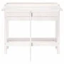 Jardinera con tapa plegable madera maciza de pino blanca by , Pots and planters - Ref: Foro24-825122, Price: 97,10 €, Discoun...