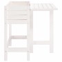 Jardinera con tapa plegable madera maciza de pino blanca de , Maceteros y jardineras - Ref: Foro24-825122, Precio: 98,13 €, D...