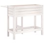 Jardinera con tapa plegable madera maciza de pino blanca de , Maceteros y jardineras - Ref: Foro24-825122, Precio: 98,13 €, D...