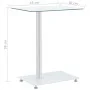 U-shaped side table transparent tempered glass 45x30x58 cm by vidaXL, Side tables - Ref: Foro24-249535, Price: 32,74 €, Disco...