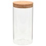 Vorratsdosen mit Korkdeckel 6 Stück 1100 ml von vidaXL, Keksdosen - Ref: Foro24-50840, Preis: 42,80 €, Rabatt: %