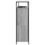 Schuhschrank mit 4 klappbaren Schubladen in Grau Sonoma 100x34x112 cm. von , Schuhregale und Schuhorganisatoren - Ref: Foro24...