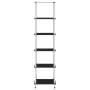 6-level black tempered glass shelf 40x40x160 cm by vidaXL, Bookcases and shelves - Ref: Foro24-249512, Price: 76,04 €, Discou...