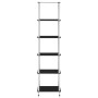6-stöckiges Regal aus gehärtetem Glas schwarz 40x40x160 cm von vidaXL, Bücherregale und Regale - Ref: Foro24-249512, Preis: 7...