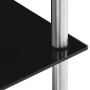 6-stöckiges Regal aus gehärtetem Glas schwarz 40x40x160 cm von vidaXL, Bücherregale und Regale - Ref: Foro24-249512, Preis: 7...