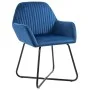 Sillas de comedor 2 unidades terciopelo azul de vidaXL, Sillas de comedor - Ref: Foro24-249802, Precio: 195,03 €, Descuento: %