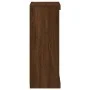 Aparador con luces LED roble marrón 41x37x100 cm by , Sideboards - Ref: Foro24-836734, Price: 59,21 €, Discount: %