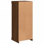 Aparador con luces LED roble marrón 41x37x100 cm by , Sideboards - Ref: Foro24-836734, Price: 60,33 €, Discount: %