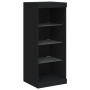 Aparador con luces LED negro 41x37x100 cm by , Sideboards - Ref: Foro24-836729, Price: 71,90 €, Discount: %