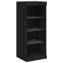 Schwarzer Schrank mit LED-Lichtern 41x37x100 cm von , Sideboards - Ref: Foro24-836729, Preis: 70,01 €, Rabatt: %