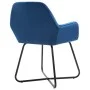Sillas de comedor 2 unidades terciopelo azul de vidaXL, Sillas de comedor - Ref: Foro24-249802, Precio: 195,03 €, Descuento: %