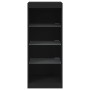 Aparador con luces LED negro 41x37x100 cm by , Sideboards - Ref: Foro24-836729, Price: 71,90 €, Discount: %