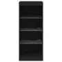 Schwarzer Schrank mit LED-Lichtern 41x37x100 cm von , Sideboards - Ref: Foro24-836729, Preis: 70,01 €, Rabatt: %