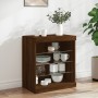 Sideboard mit LED-Lichtern in Eichenbraun 60,5x37x67 cm von , Sideboards - Ref: Foro24-836699, Preis: 65,26 €, Rabatt: %