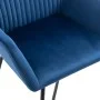Sillas de comedor 2 unidades terciopelo azul de vidaXL, Sillas de comedor - Ref: Foro24-249802, Precio: 195,03 €, Descuento: %