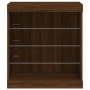 Sideboard mit LED-Lichtern in Eichenbraun 60,5x37x67 cm von , Sideboards - Ref: Foro24-836699, Preis: 65,26 €, Rabatt: %