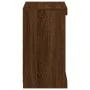 Aparador con luces LED roble marrón 60,5x37x67 cm by , Sideboards - Ref: Foro24-836699, Price: 64,12 €, Discount: %