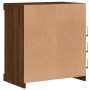 Aparador con luces LED roble marrón 60,5x37x67 cm by , Sideboards - Ref: Foro24-836699, Price: 65,26 €, Discount: %