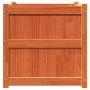 Jardineras de exterior 2 uds madera maciza de pino marrón cera by , Pots and planters - Ref: Foro24-837429, Price: 129,36 €, ...