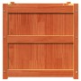 Außenblumenkästen 2 Stück Massivholz Kiefer braun gewachst von , Töpfe und Pflanzgefäße - Ref: Foro24-837429, Preis: 130,55 €...