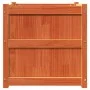 Jardineras de exterior 2 uds madera maciza de pino marrón cera by , Pots and planters - Ref: Foro24-837429, Price: 129,36 €, ...