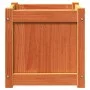 Jardinera exterior madera maciza pino marrón cera 40x40x40 cm de , Maceteros y jardineras - Ref: Foro24-837408, Precio: 50,09...
