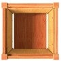 Jardinera exterior madera maciza pino marrón cera 40x40x40 cm by , Pots and planters - Ref: Foro24-837408, Price: 50,76 €, Di...