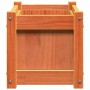 Jardinera exterior madera maciza pino marrón cera 60x31x31 cm by , Pots and planters - Ref: Foro24-837443, Price: 40,91 €, Di...