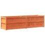 Jardinera exterior madera maciza pino marrón cera 180x50x50cm de , Maceteros y jardineras - Ref: Foro24-837506, Precio: 164,3...