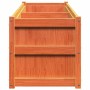Jardinera exterior madera maciza pino marrón cera 180x50x50cm by , Pots and planters - Ref: Foro24-837506, Price: 166,44 €, D...
