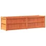 Jardinera exterior madera maciza pino marrón cera 180x50x50cm de , Maceteros y jardineras - Ref: Foro24-837506, Precio: 164,3...