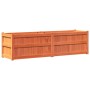 Jardinera exterior madera maciza pino marrón cera 180x50x50cm by , Pots and planters - Ref: Foro24-837506, Price: 166,44 €, D...