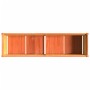 Jardinera exterior madera maciza pino marrón cera 180x50x50cm by , Pots and planters - Ref: Foro24-837506, Price: 166,44 €, D...