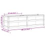 Jardinera exterior madera maciza pino marrón cera 180x50x50cm by , Pots and planters - Ref: Foro24-837506, Price: 166,44 €, D...