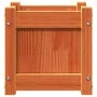 Jardinera exterior madera maciza pino marrón cera 31x31x31 cm by , Pots and planters - Ref: Foro24-837398, Price: 27,85 €, Di...