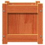 Jardinera exterior madera maciza pino marrón cera 31x31x31 cm by , Pots and planters - Ref: Foro24-837398, Price: 28,12 €, Di...